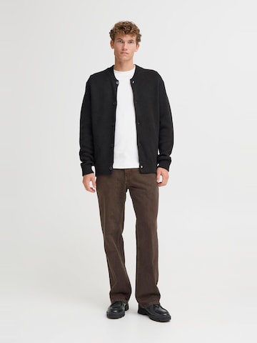 Casual Friday Gebreid vest 'CFRodhe' in Zwart
