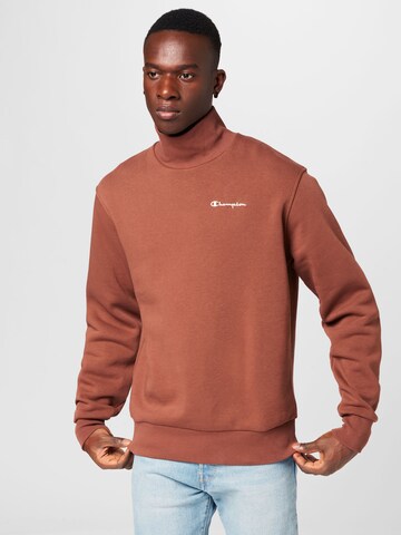 Champion Authentic Athletic Apparel Sweatshirt in Brown: front