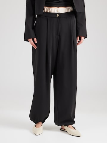 Liu Jo Baggy Брюки со складками в Черный: спереди