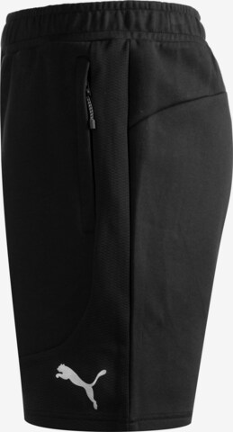 PUMA Regularen Športne hlače 'EVOSTRIPE' | črna barva