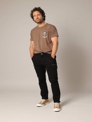 Regular Pantalon cargo 'DANASON' Deeluxe en noir