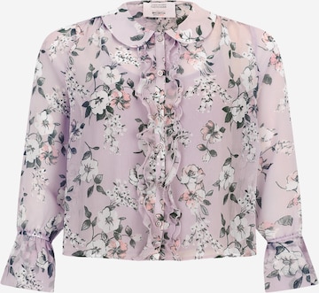 GUIDO MARIA KRETSCHMER FOR BRIDGERTON Pluus 'Kate', värv lilla: eest vaates