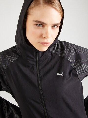 PUMA Sports jacket 'RUN FAVORITE' in Black