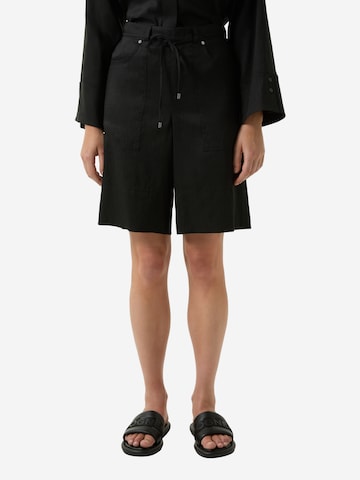 BOGNER Loosefit Hose 'Ramina' in Schwarz: Vorderseite