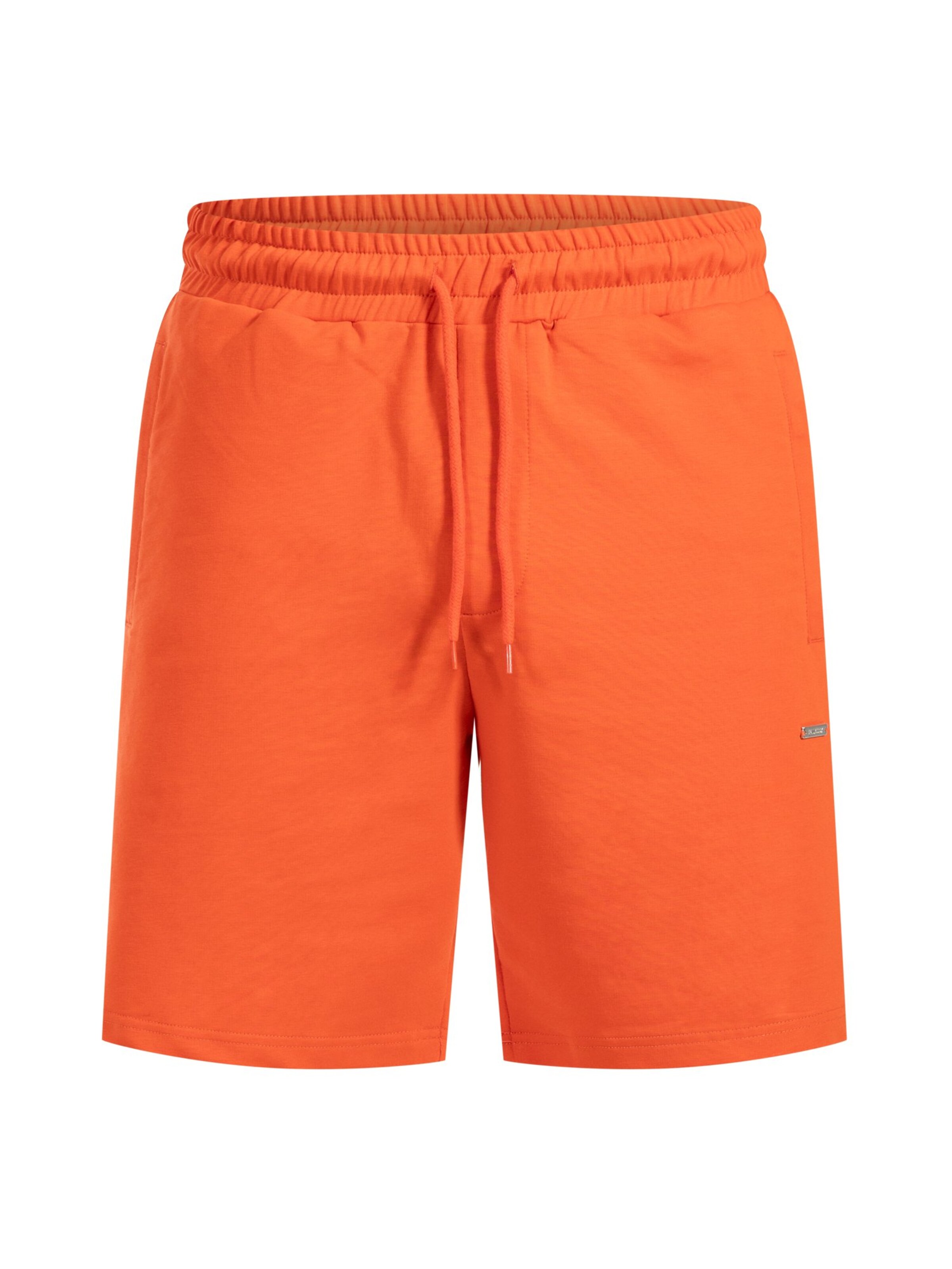 Loosefit Pantalon de sport ' Edin ' Smilodox en orange : devant
