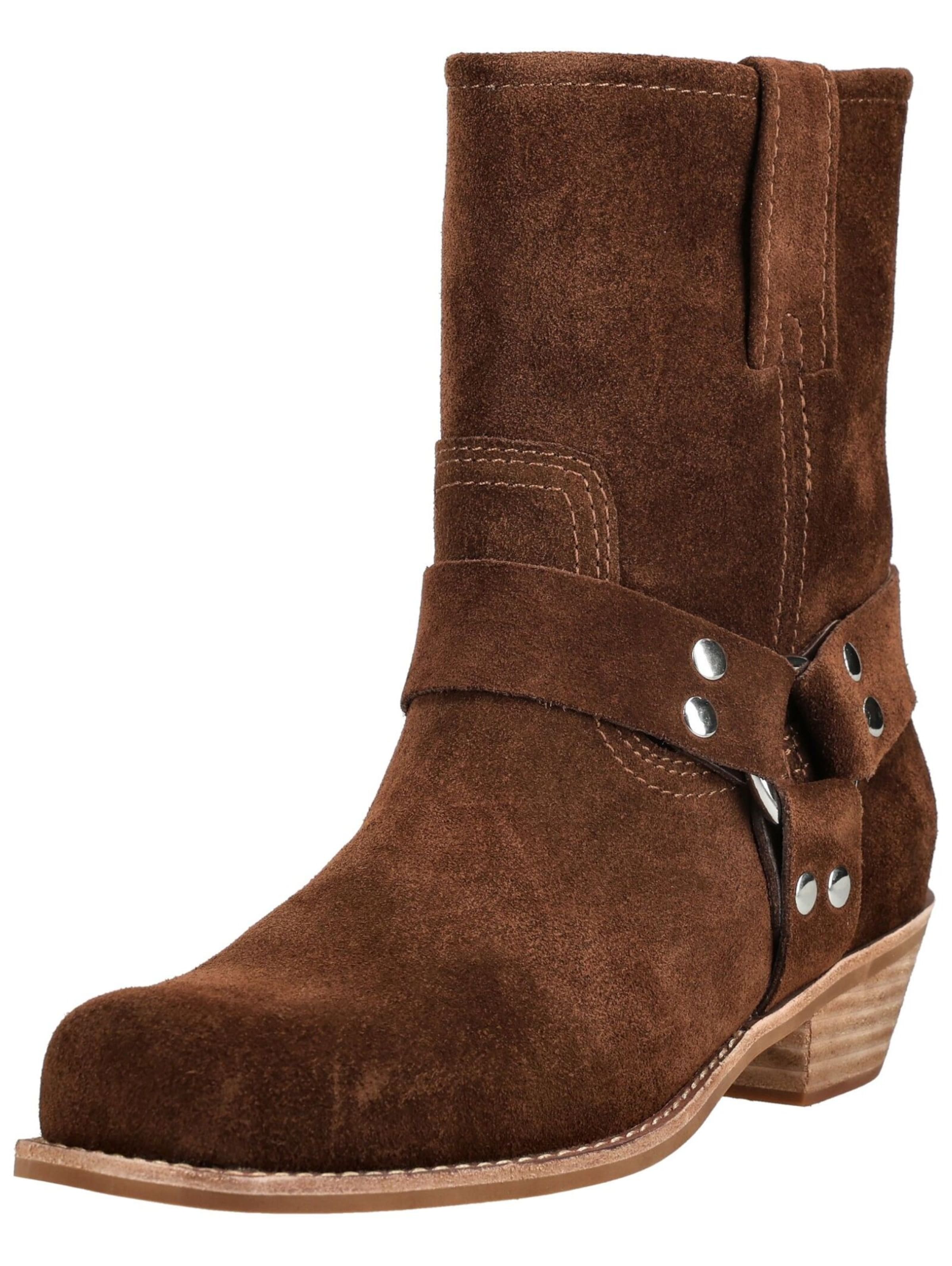 Bottes de cowboy Jeffrey Campbell en marron : devant