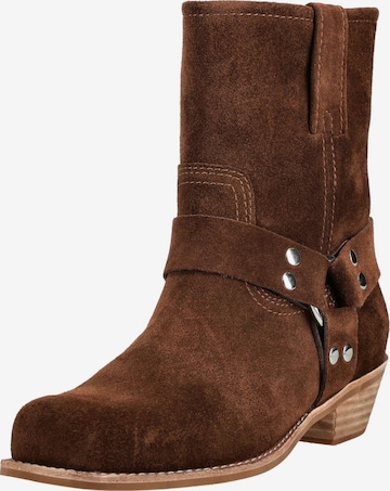 Bottes de cowboy Jeffrey Campbell en marron : devant