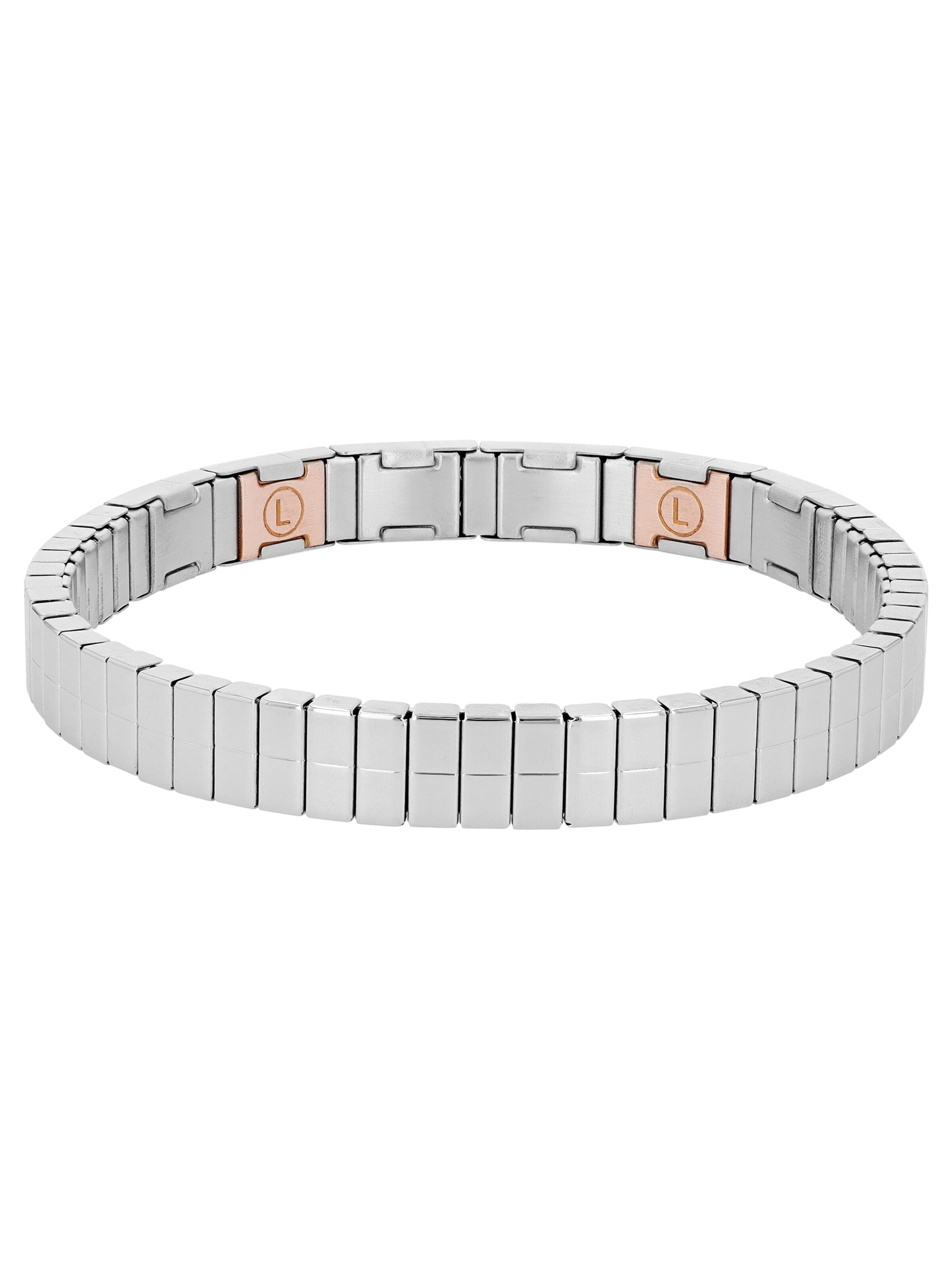 Akzent Armband 'Vittoria, silberfarbig, langlebig'‌‌‌‌‌ in Mischfarben: Vorderseite