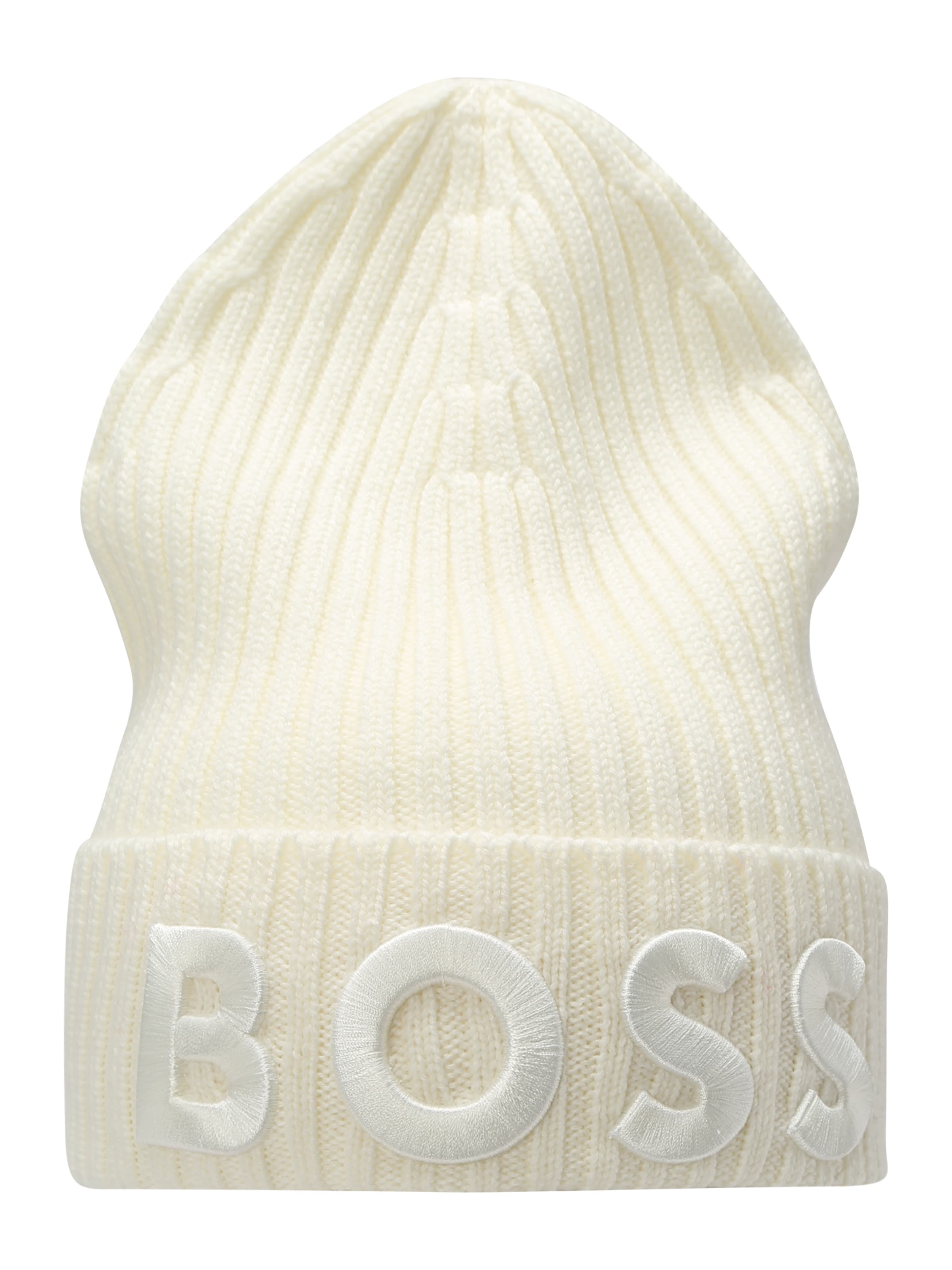 BOSS Шапка в Белый: спереди