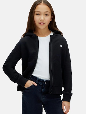 Sweat Calvin Klein Kids en noir : devant