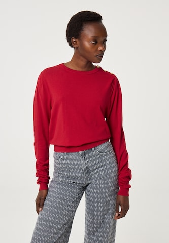 Pull-over Fabienne Chapot en rouge : devant