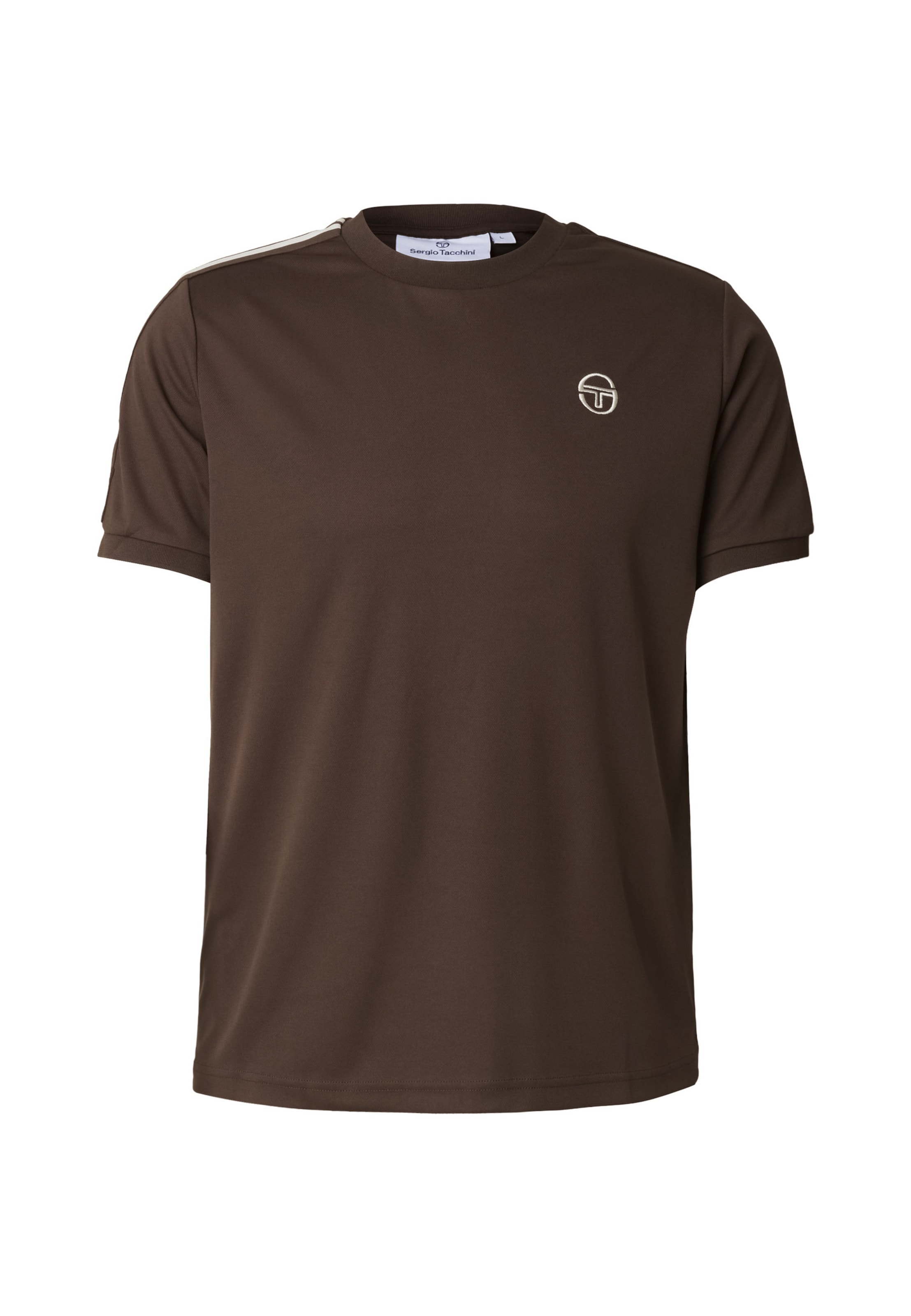 T-Shirt Sergio Tacchini en marron : devant