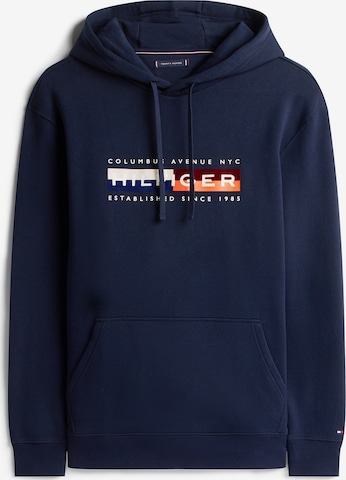 Tommy Hilfiger Big & Tall Суичър в синьо: отпред