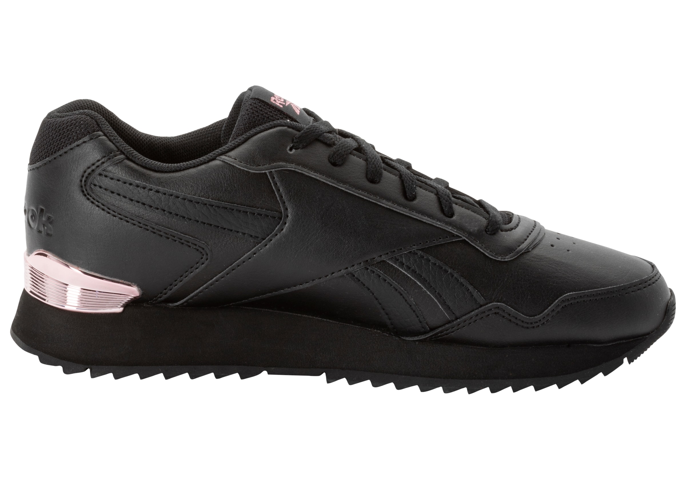 melns Reebok Zemie brīvā laika apavi 'Glide Ripple Clip'
