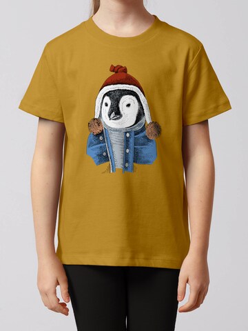 watabout.kids Shirt 'Pinguin' in Yellow