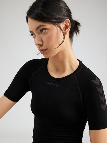 Hummel Funktionsshirt 'First Seamless' in Schwarz