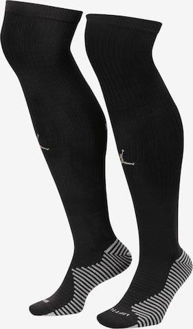 Jordan Soccer Socks in Black: front