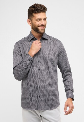 ETERNA Regular Fit Hemd in Grau: Vorderseite