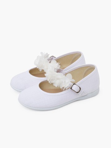Ballerines Pisamonas en blanc