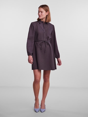 PIECES Shirt Dress 'JACOBINE' in Grey