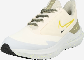 NIKE Running Shoes 'Air Winflo 9 Shield' in White: front