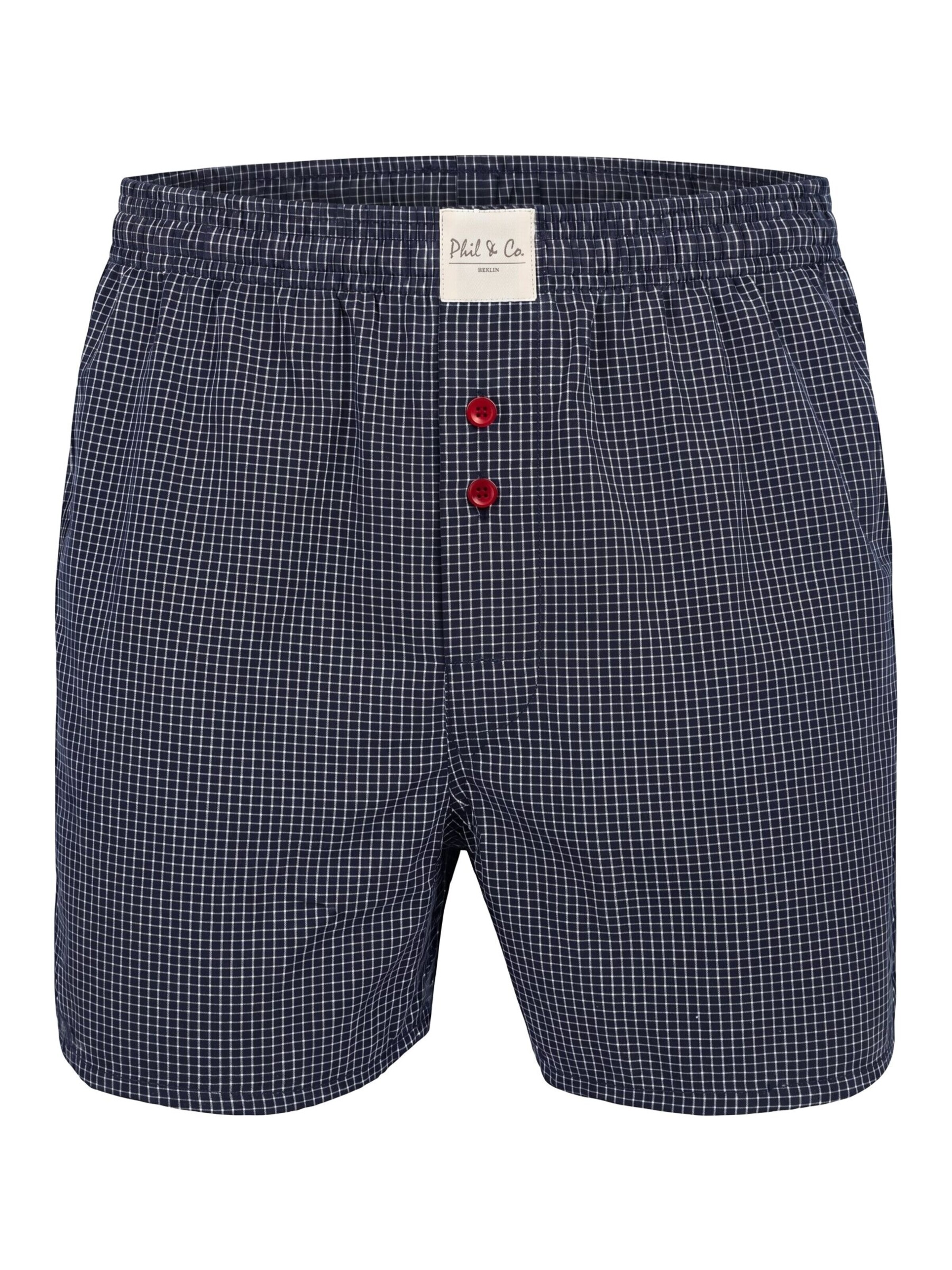 Phil & Co. Berlin Boxer shorts 'Phil & Co. Berlin Men's Woven Boxers 12 Pack – Loose Fit Boxer Shorts – 60% Cotton & 40% Polyester – Breathable, Wrinkle-Resistant & Easy Care' in Mixed colours