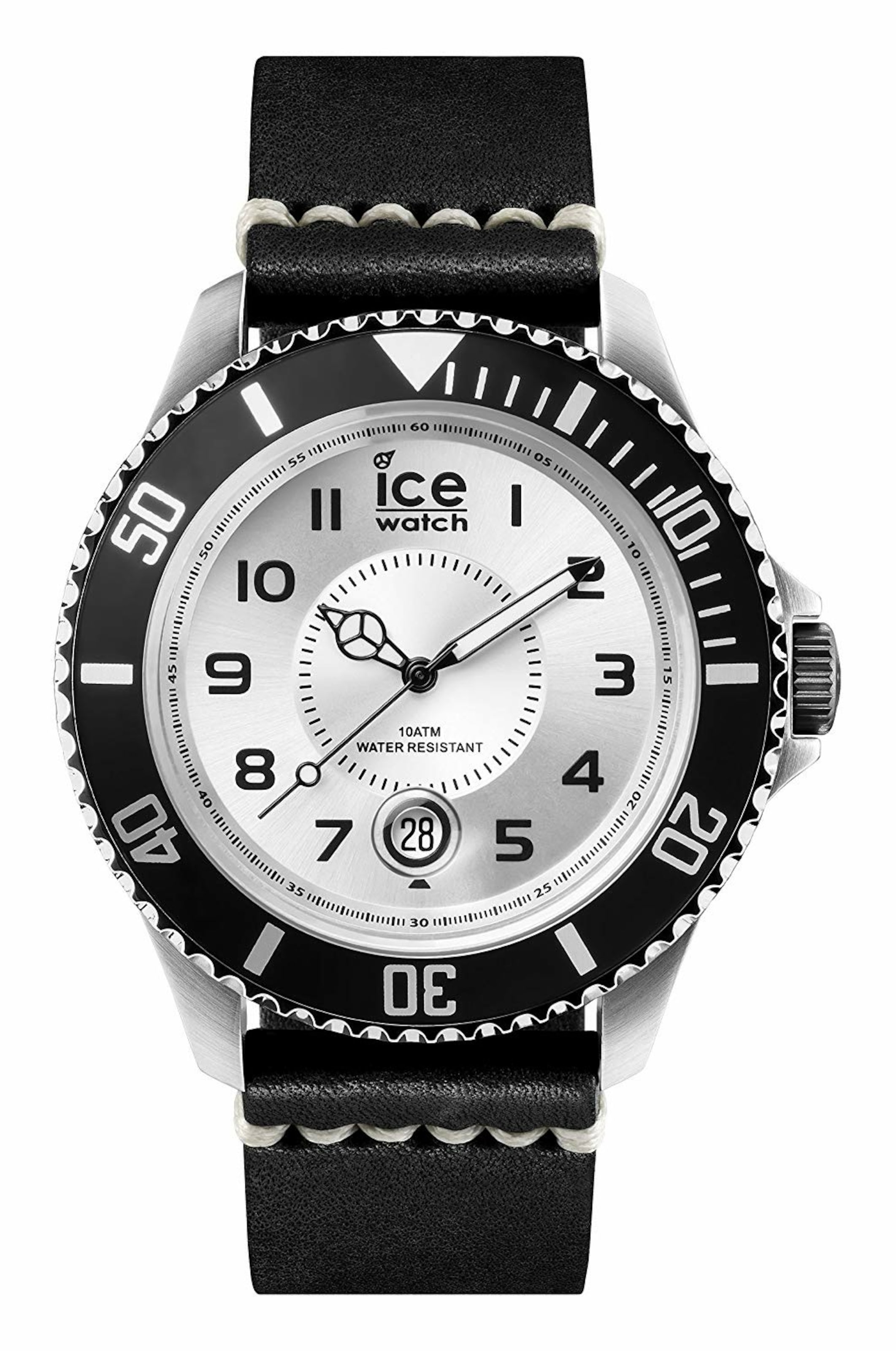 ICE WATCH Analoguhr in Schwarz: Vorderseite
