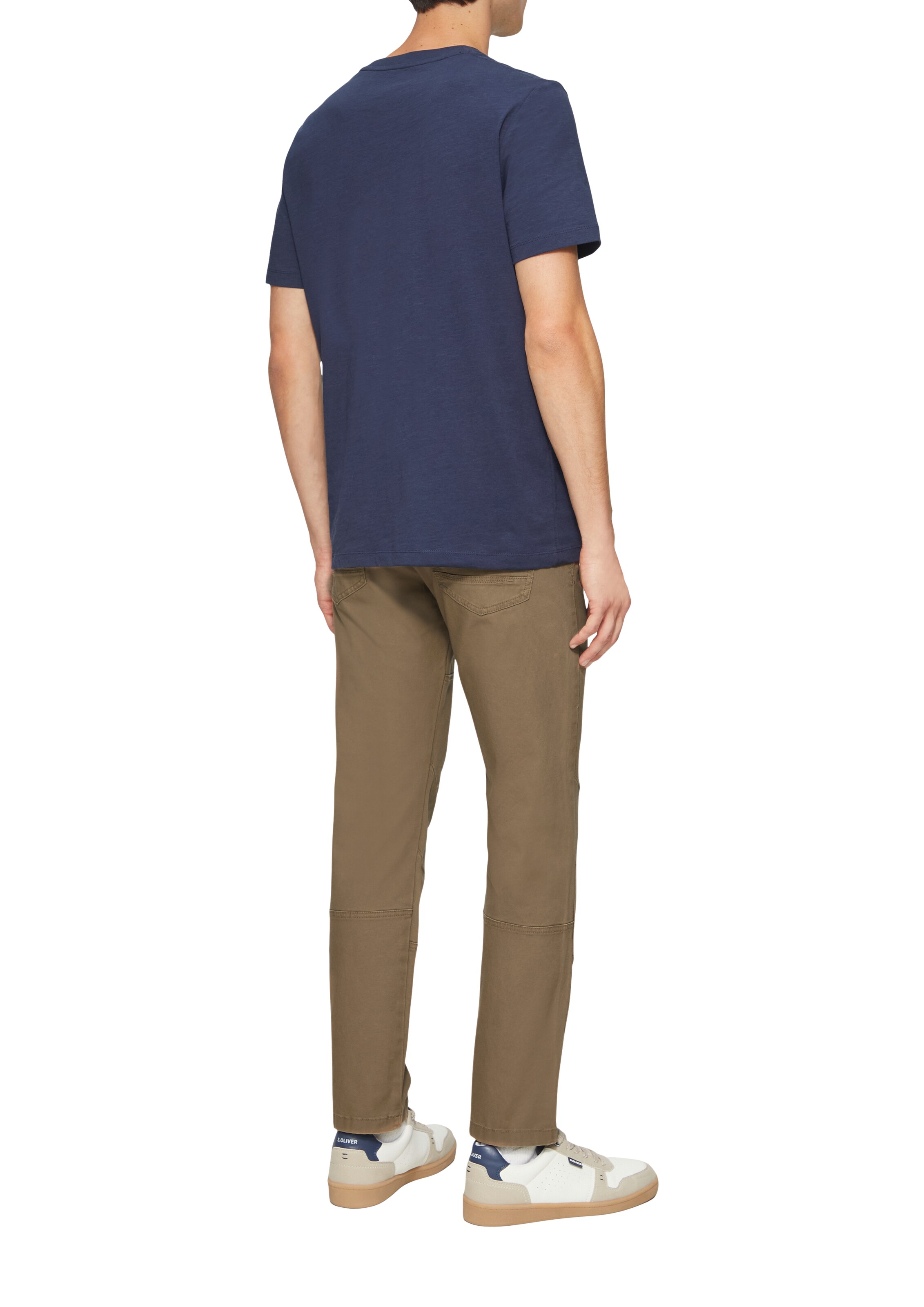 s.Oliver Regular Broek 'Mauro' in Bruin