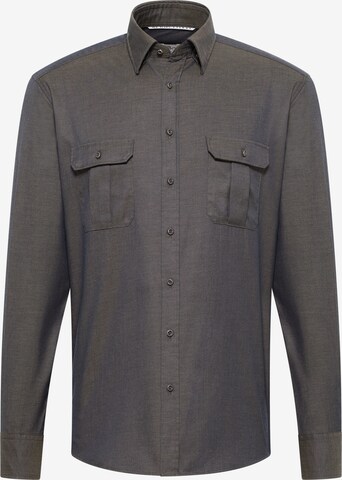 ETERNA Regular fit Business Shirt in Grey: front