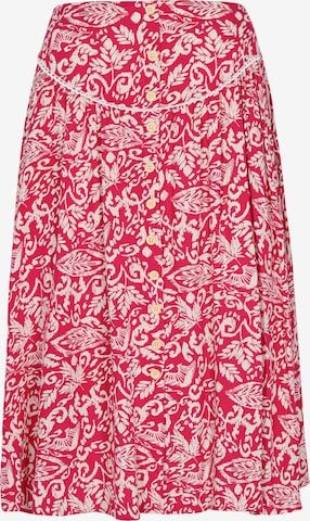 usha FESTIVAL - Saia em rosa: frente