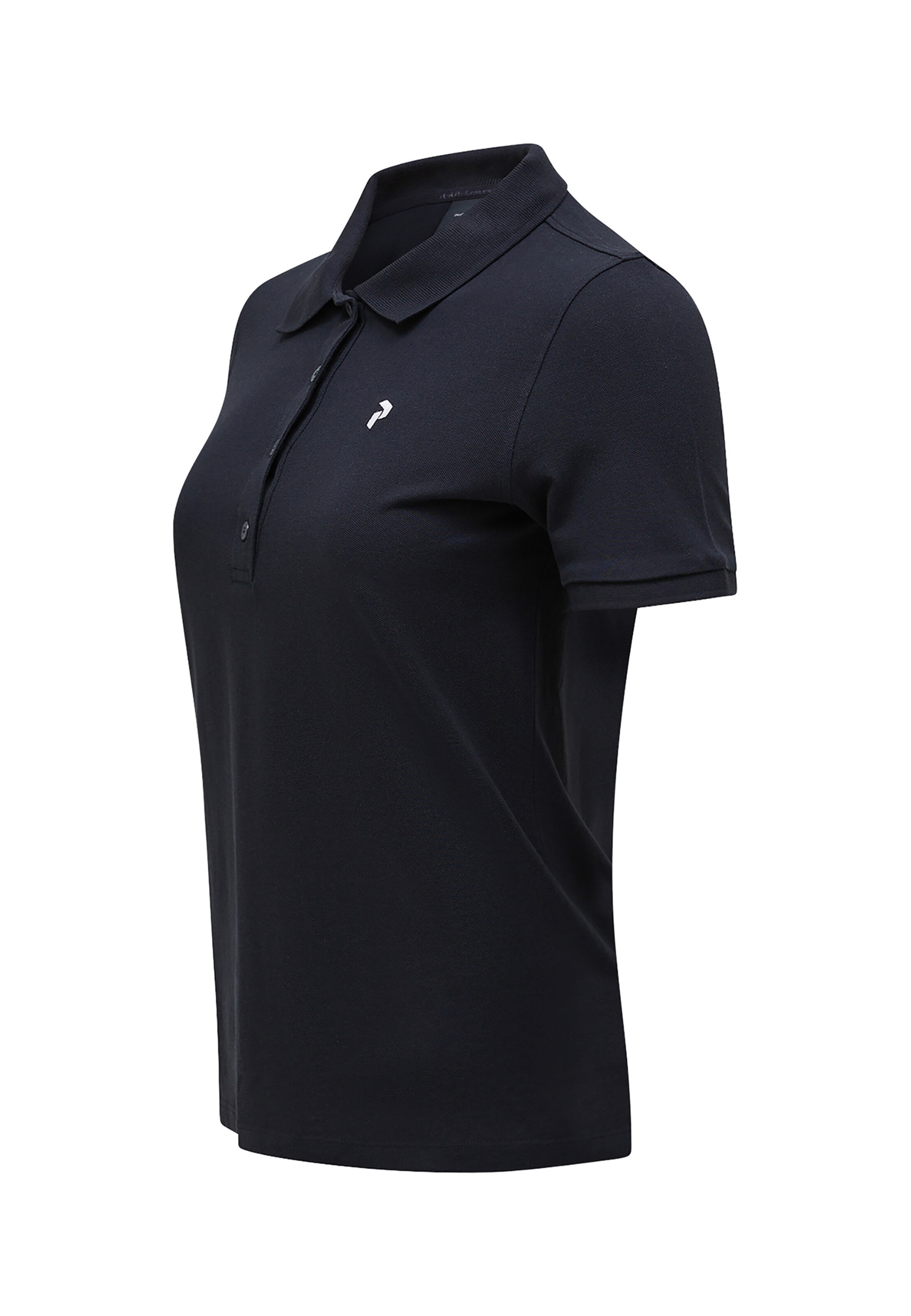 PEAK PERFORMANCE Poloshirt in Schwarz