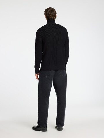 SELECTED HOMME Sweater 'SLHLand' in Black