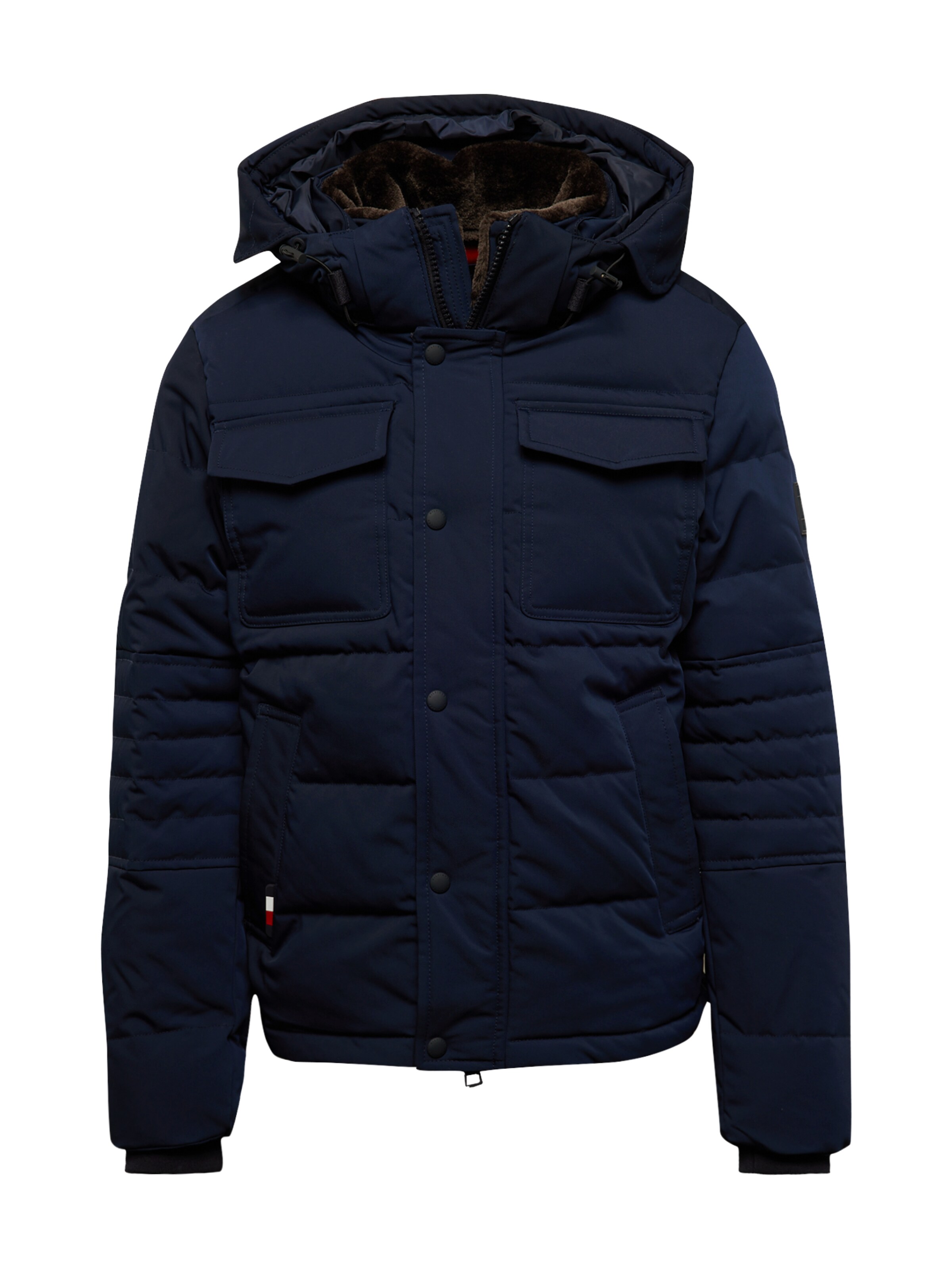 TOMMY HILFIGER Tussenjas in Blauw: voorkant