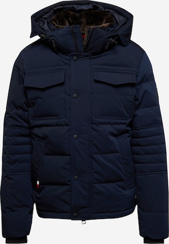 TOMMY HILFIGER - Chaqueta de entretiempo en azul: frente