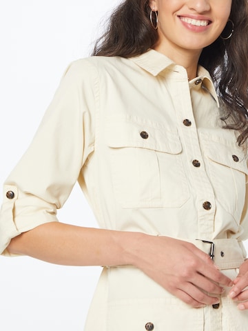 Banana Republic Shirt Dress in Beige