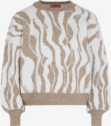 Pull-over NALLY en beige : devant