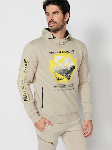 KOROSHI - Sweatshirt em bege