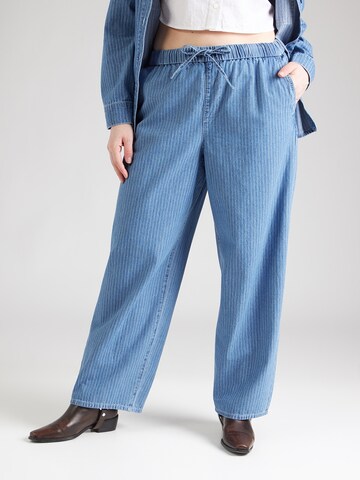 ONLY Carmakoma Zvonové kalhoty Kalhoty 'CARYASMIN' – modrá: přední strana