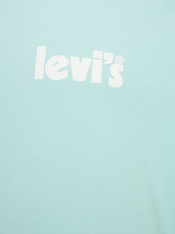 Levi's® Big & Tall Sweatshirt 'Big Relaxed Graphic Crew' in Blue