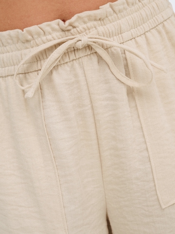 JDY Regular Trousers 'JDYMILLE' in Beige