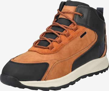 Bottes à lacets GEOX en marron : devant