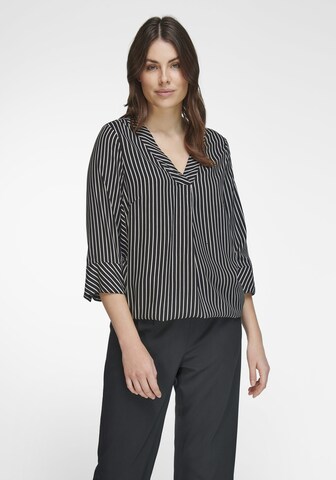 Anna Aura Blouse in Zwart: voorkant