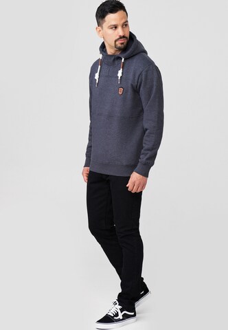 INDICODE JEANS Sweatshirt 'Meza' in Blauw