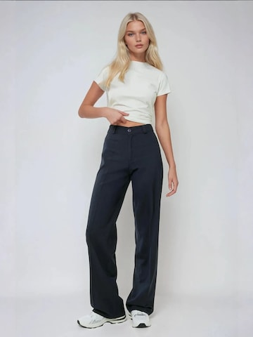 Hiccup Wide Leg Hose in Blau