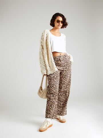 Vero Moda Curve Strickjacke 'VMCKenia' in Beige