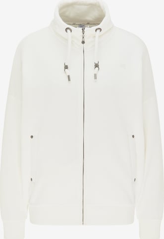 Veste de survêtement DreiMaster Vintage en blanc : devant