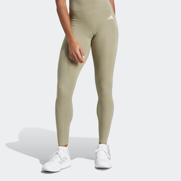 ADIDAS PERFORMANCE Skinny Sporthose 'Opt Ess' in Grün: Vorderseite