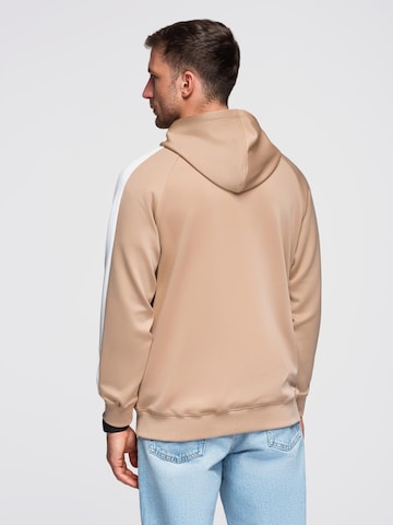 Ombre Sweatjacka i beige