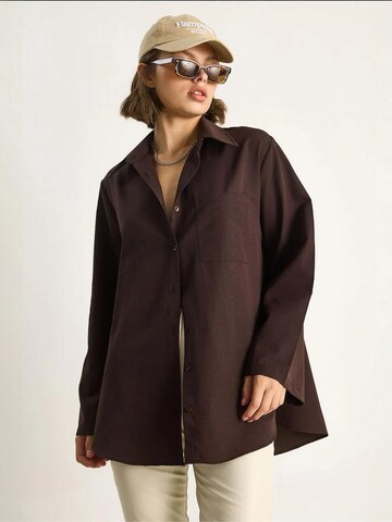 Bianco Lucci Blouse in Bruin