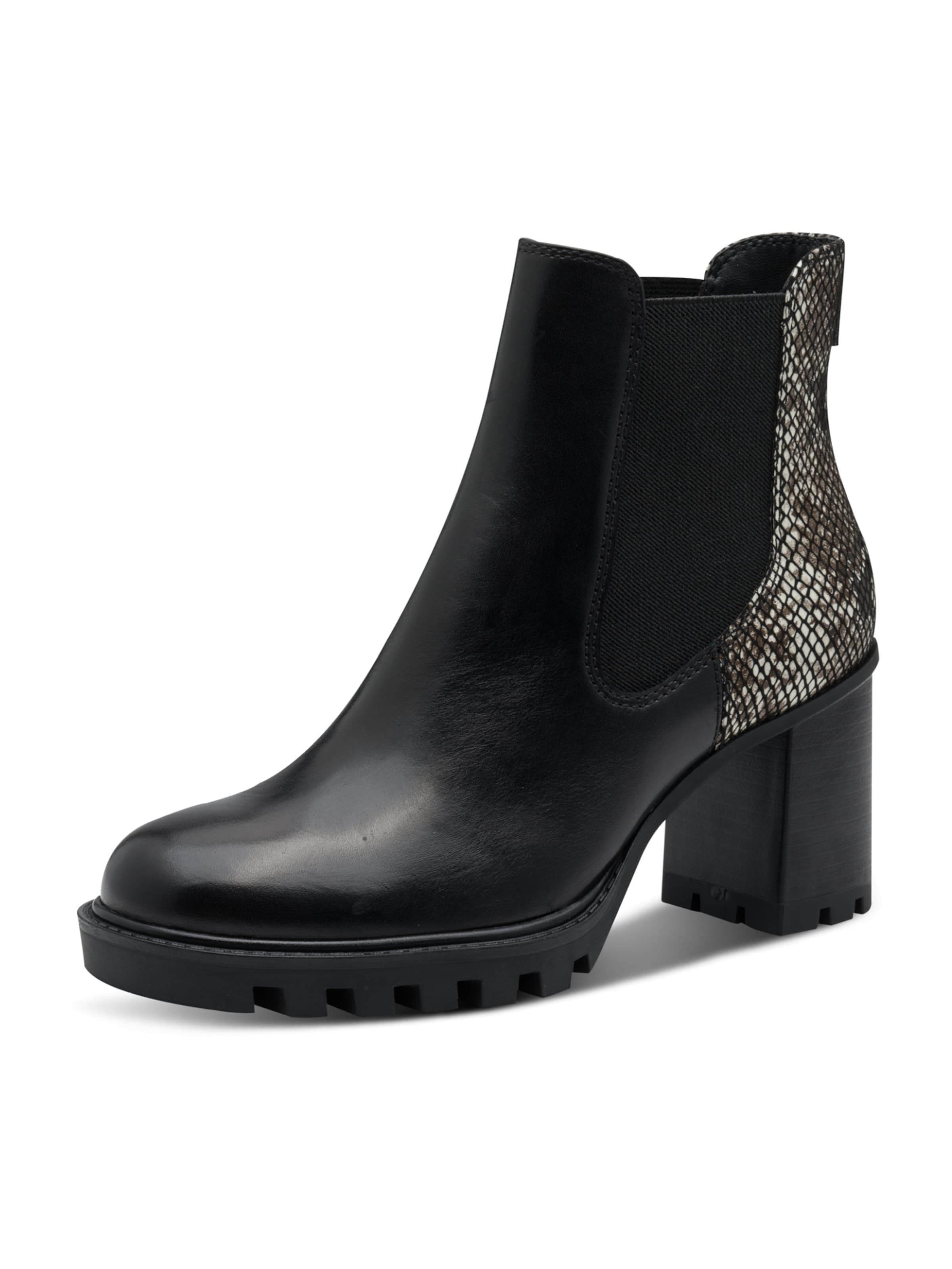 Tamaris Μπότες chelsea σε μαύρο: μπροστά